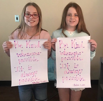 Mrs. Olson’s Students Exhibit Life Principles