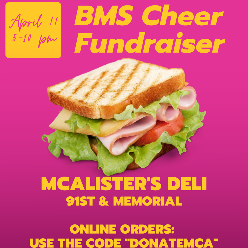 BMS Cheer Fundraiser