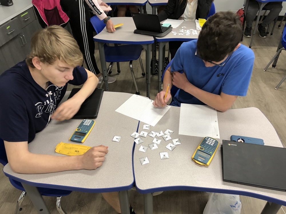 Mrs. Holt’s Geometry Classes Review Factoring with Puzzles