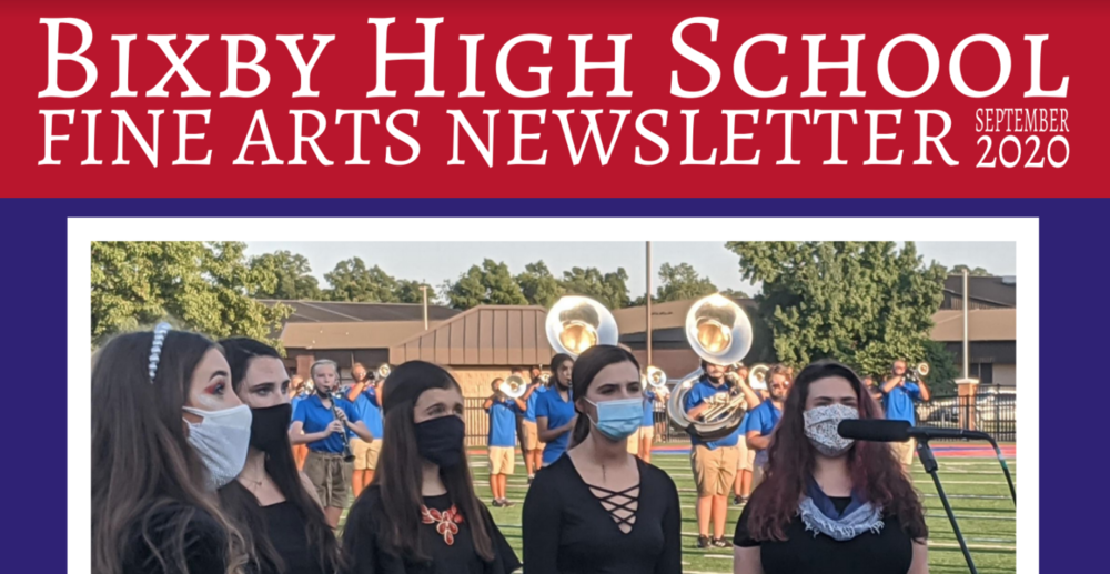 BHS Fine Arts Newsletter: September 2020