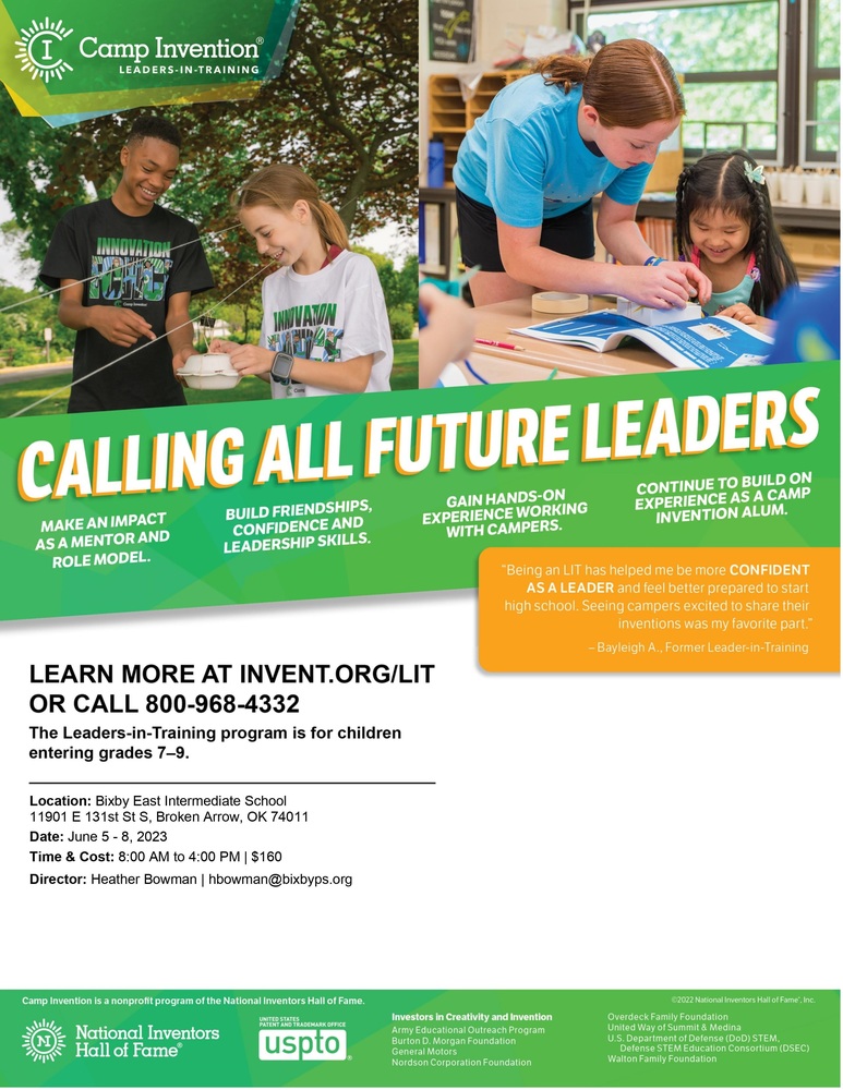 Camp Invention Leaders-In-Training