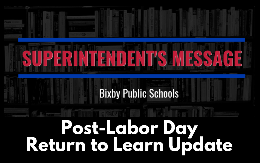 Superintendent's Update: 8/28/2020