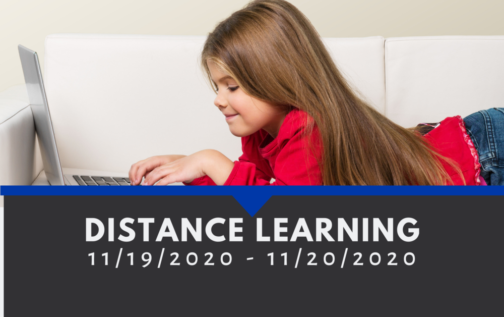 Distance Learning: 11/19-11/20