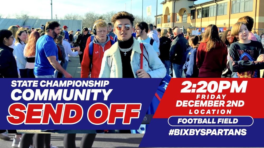 Community Send Off for Bixby Spartan Football