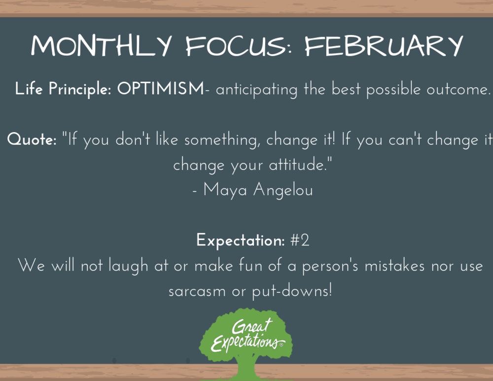 Great Expectations - February Focus