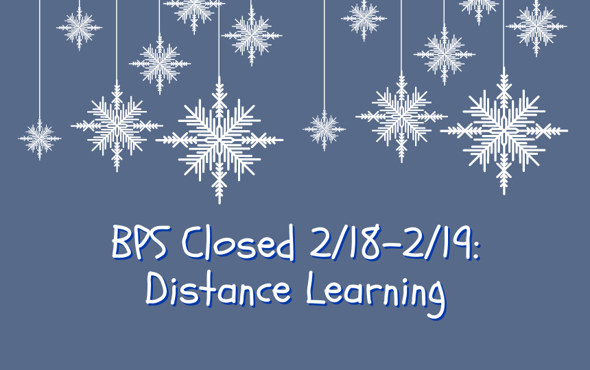 Distance Learning 2/18-2/19