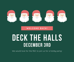 Deck the Halls is December 3rd