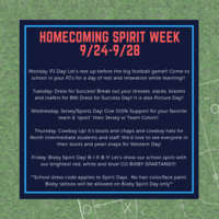 Homecoming Spirit Week!
