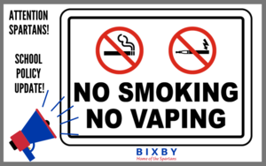 Tobacco/Vaping Policy: Important Update