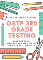 3rd Grade Testing Dates