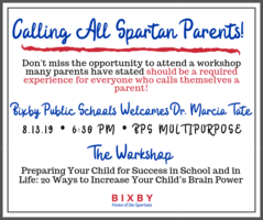 Calling All Spartan Parents: Dr. Marcia Tate Workshop