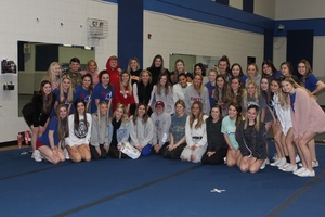 Bixby Spartan Cheer Welcomes Senator Carri Hicks