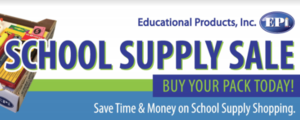 Online School Supply Sale
