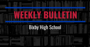 Weekly Bulletin 4/1/2019 - 4/5/2019