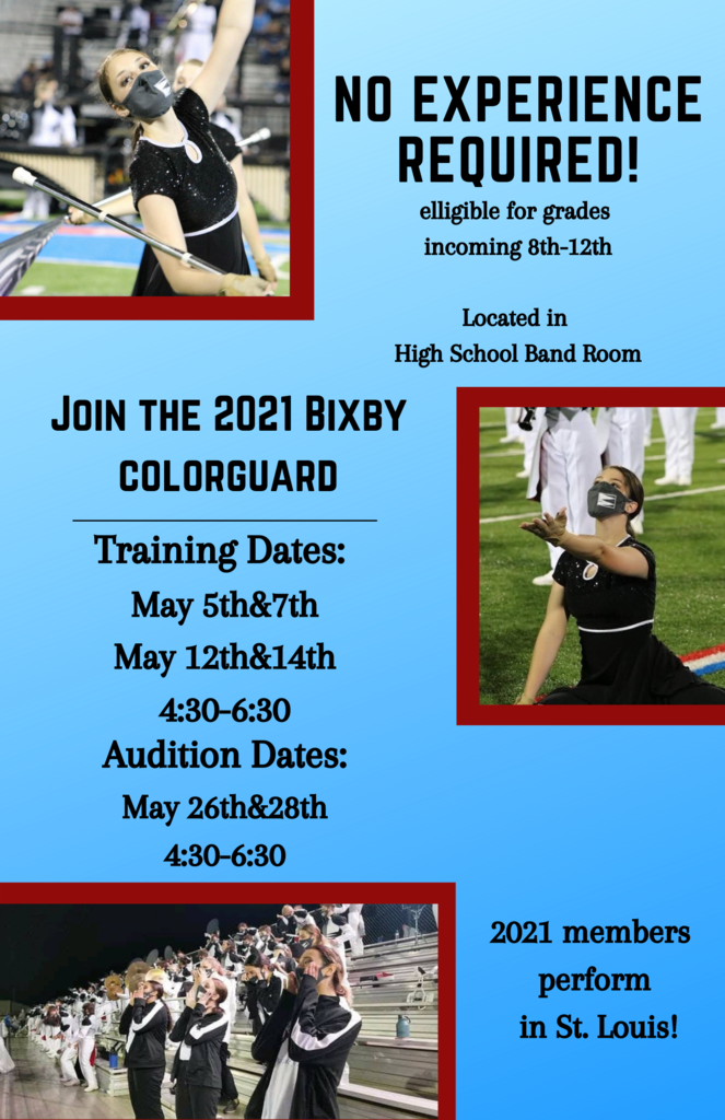 2021 Bixby ColorGuard Information