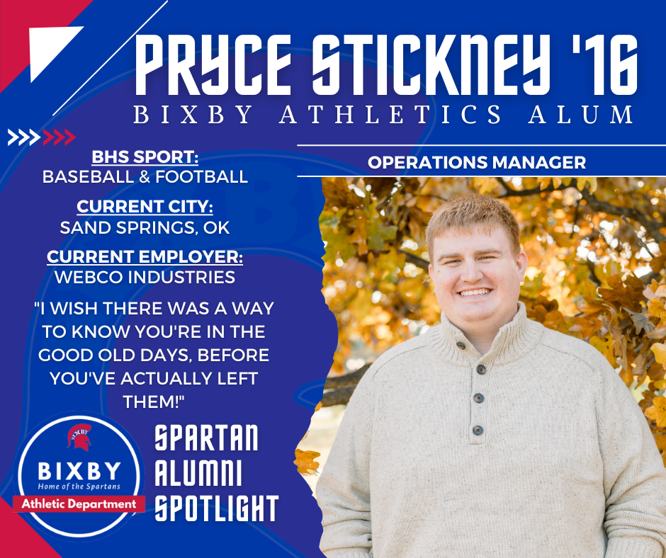 Alumni Spotlight - Pryce Stickney